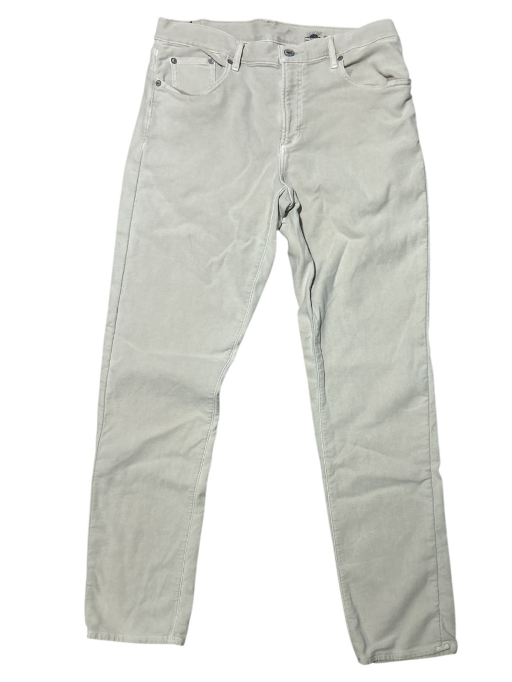 Faherty Stretch Terry 5-Pocket Pant - Stone Size 36